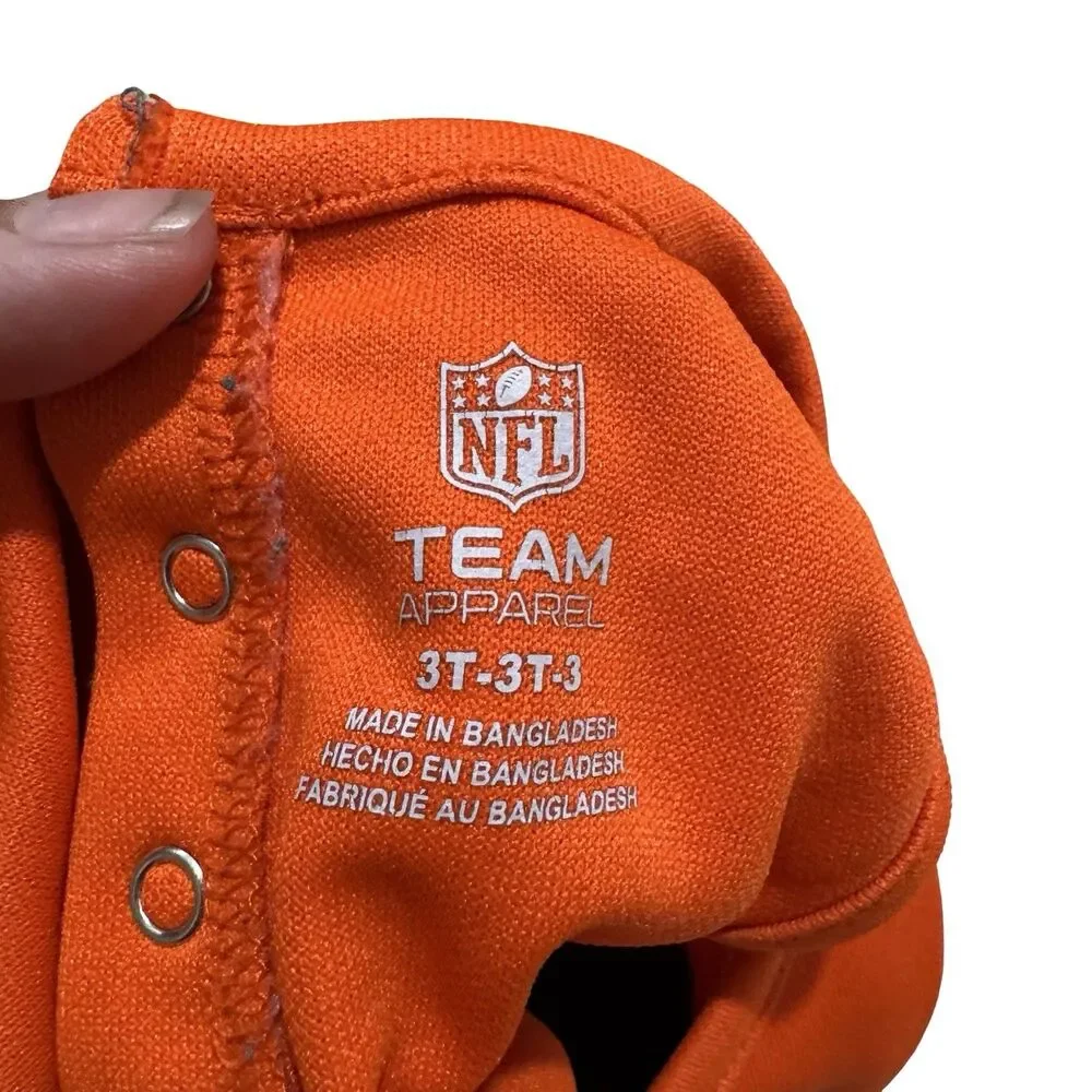 NFL Denver Broncos Toddler Girls Cheerleader Dress Size 3T  Football